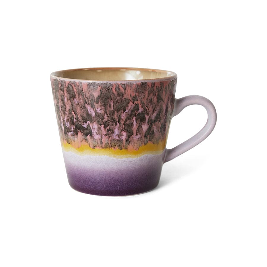 70's Ceramic Cappuccino Mug | Blast Mug HKliving 