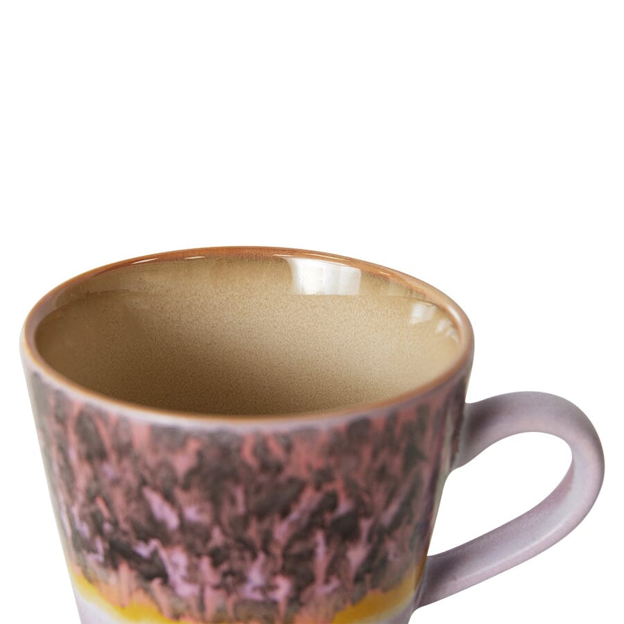 70's Ceramic Cappuccino Mug | Blast Mug HKliving 