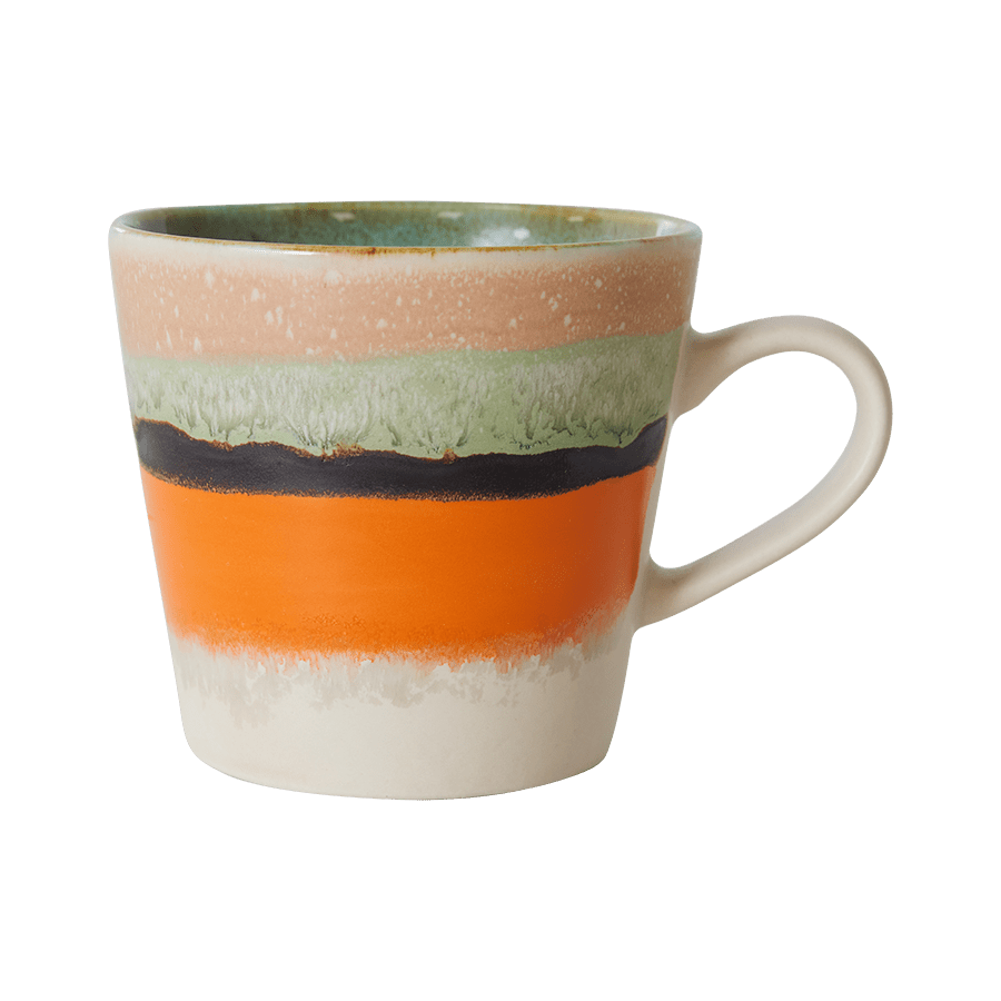 70's Ceramic Cappuccino Mug | Burst Mug HKliving 