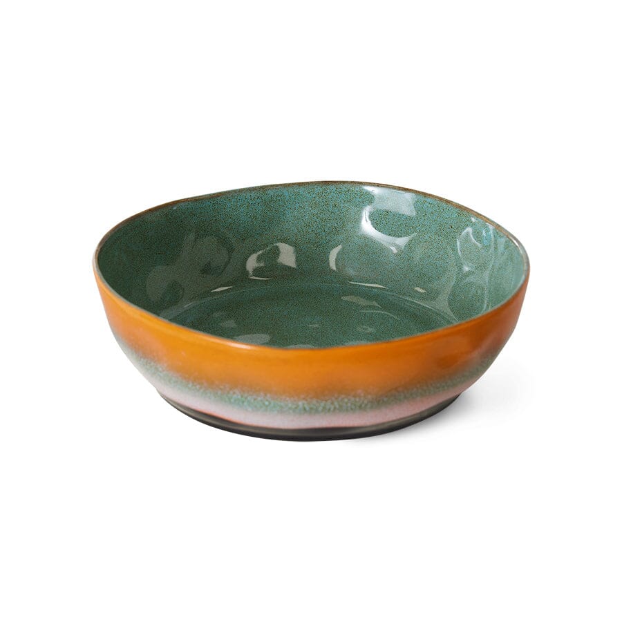 70's Ceramics Pasta Bowl | Golden Hour bowl HKliving 