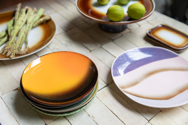 70's Ceramics Side Plates | Valley | Set of 2 plate HKliving 