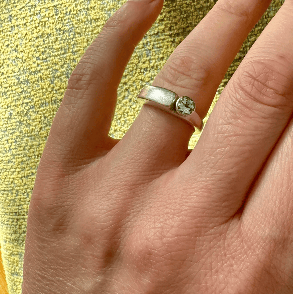 Aquamarine Ring | Silver Rings Wild Nora 