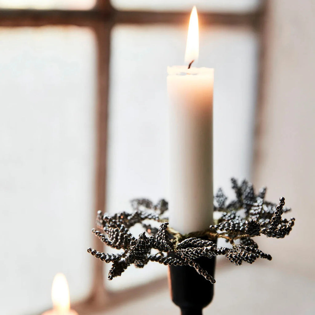 Candle Ring | Grey/Gold CHRISTMAS HOUSE DOCTOR 