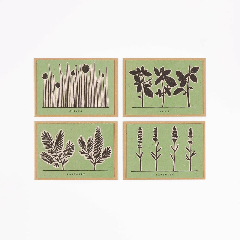 Herb Recipe Notecard | pack of 4 I Am Nomad 