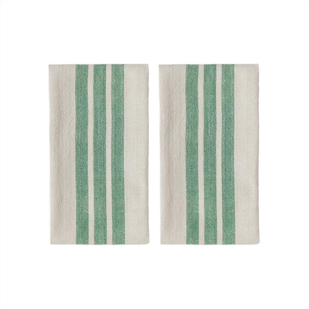 Linu tea towel | pack of 2 | Green OYOY 