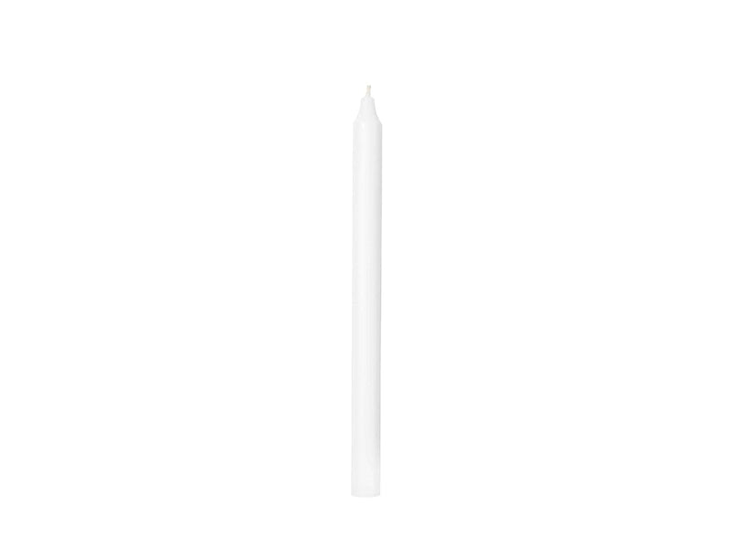 Tall Classic Candle | White | Set of 8 CANDLE BROSTE COPENHAGEN 