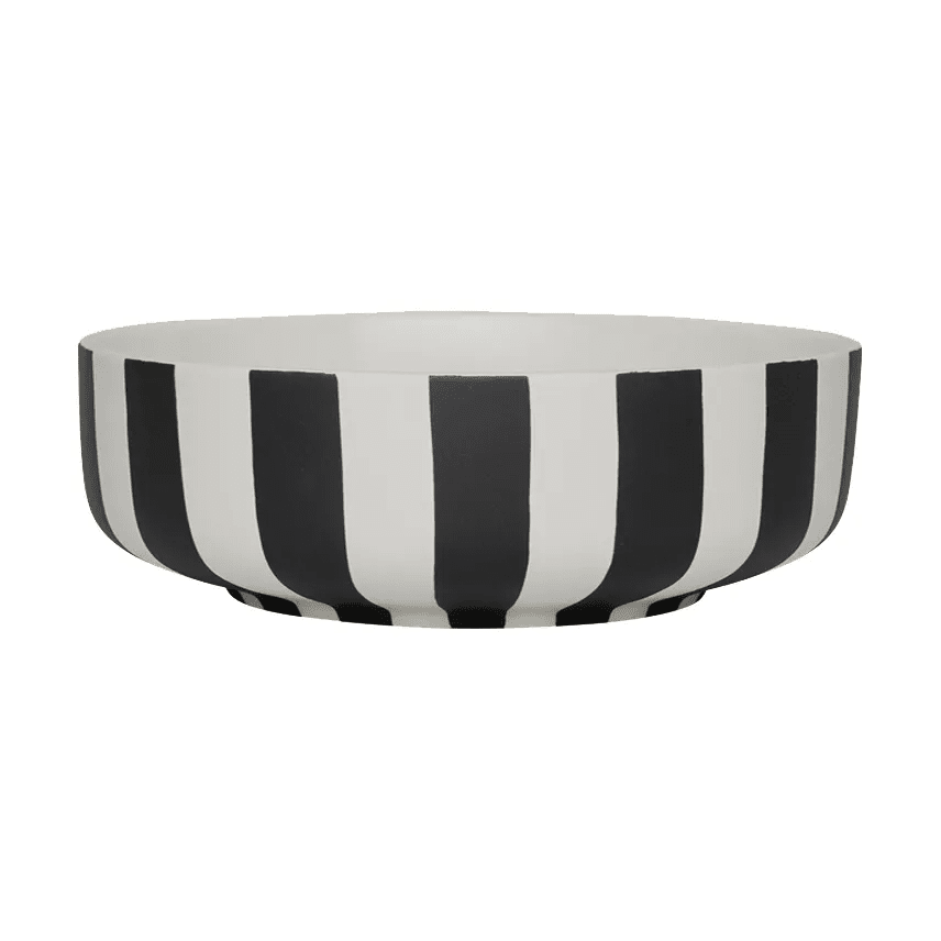 Toppu Bowl | Large |Black & White bowl OYOY 