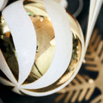 Twist Bauble | Gold/White CHRISTMAS HOUSE DOCTOR 