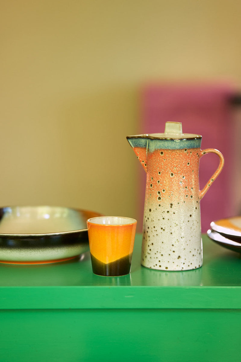 70's Ceramics Coffee Mug | Sunshine Mug HK LIVING 