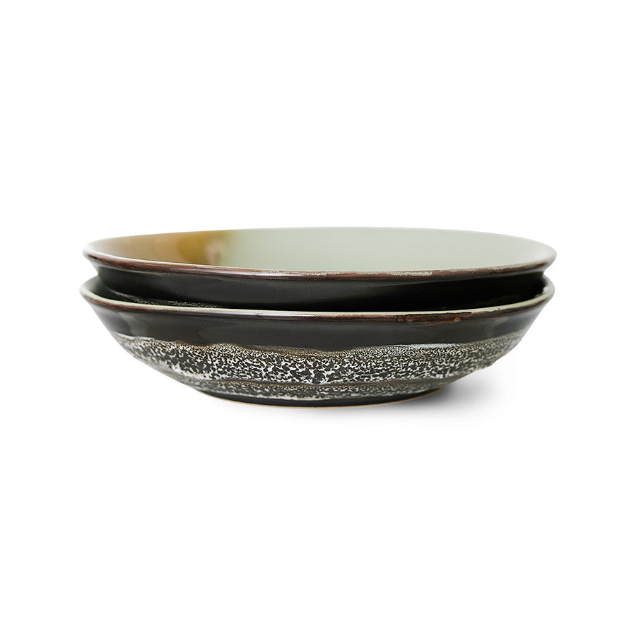 70's Ceramics Curry Bowl | Ace | Set of 2 bowl HK LIVING 