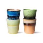 70's Ceramics | Ristretto Mugs | Calypso | Set of 4 Mug HK LIVING 