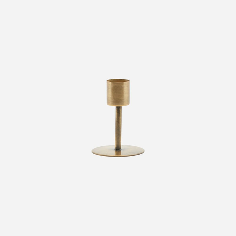 "ANIT" BRASS CANDLE STAND - SMALL - BY HOUSE DOCTOR candle holder HOUSE DOCTOR 