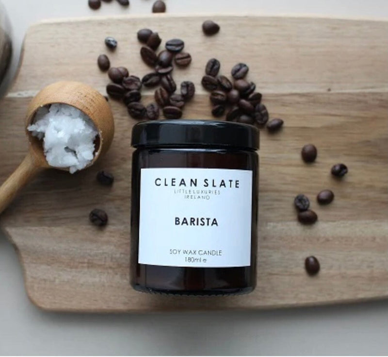Barista Soy Candle - (previously named Espresso & Coconut) CANDLE CLEAN SLATE 