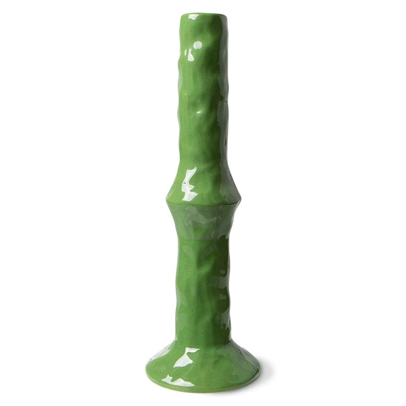 Ceramic Candle Holder | Medium | Fern Green candle holder HK LIVING 