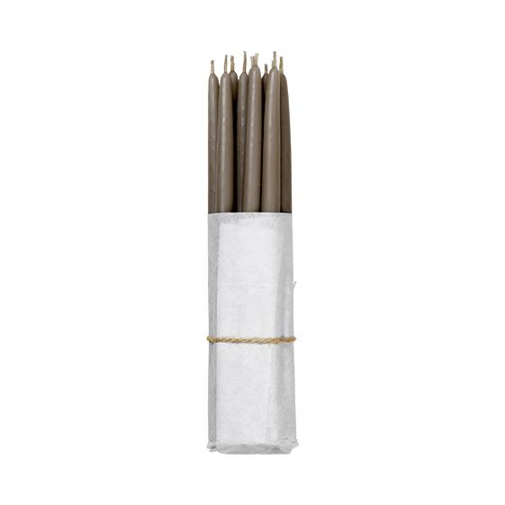 Dipped Tapered Candles | Linen CANDLE broste copenhagen 