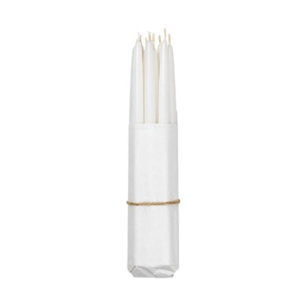 Dipped Tapered Candles | Pure White Candles BROSTE COPENHAGEN 