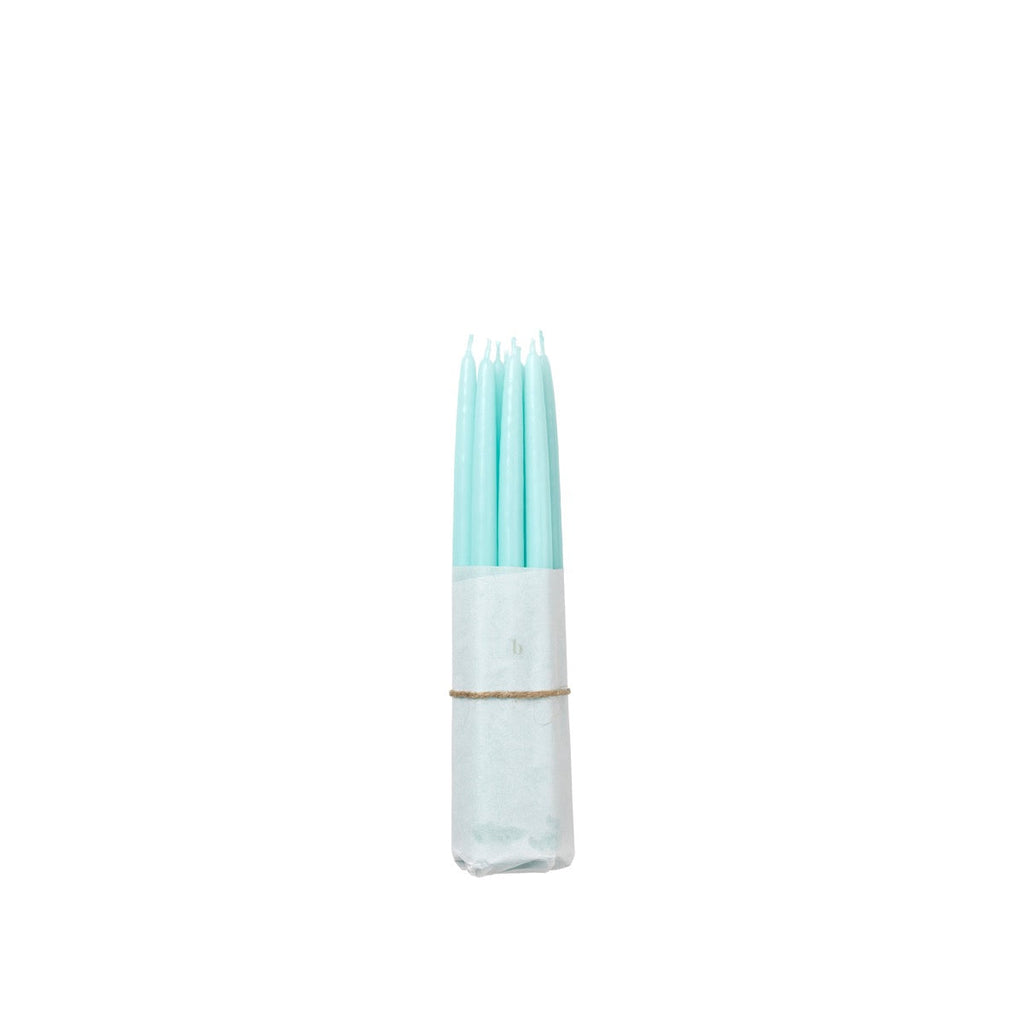 Dipped Tapers | Mint Green | Set of 12 Candles BROSTE COPENHAGEN 