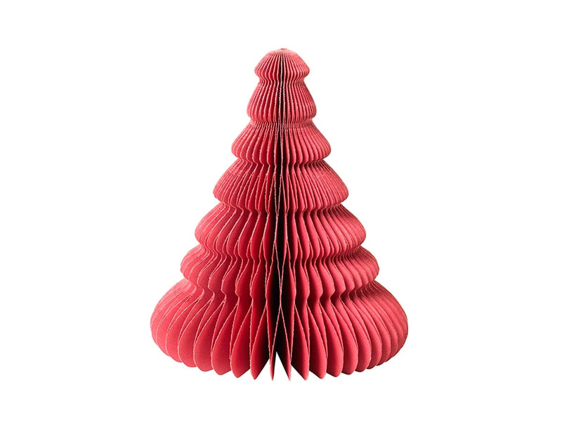 Honeycomb Christmas Tree | Pompeian Red BROSTE COPENHAGEN 