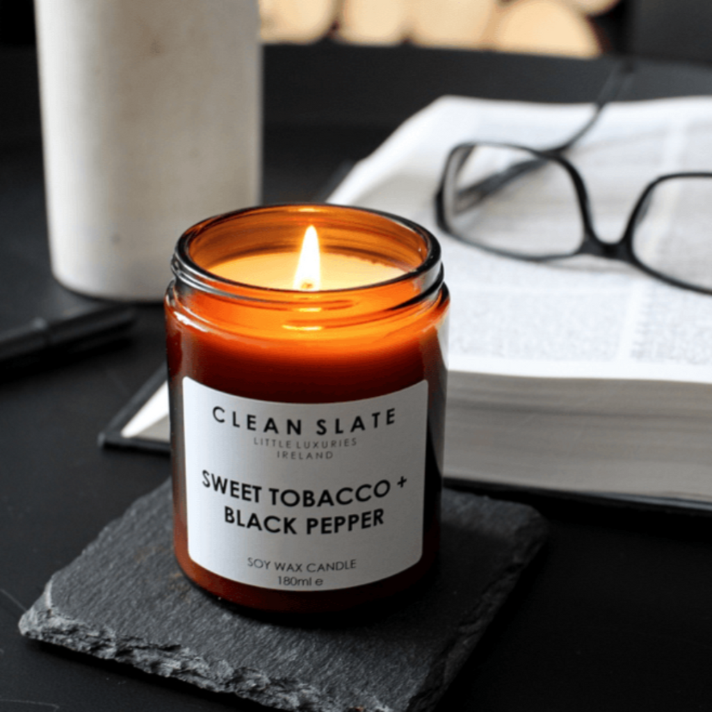 SWEET TOBACCO + BLACK PEPPER CANDLE CANDLE I am Nomad 