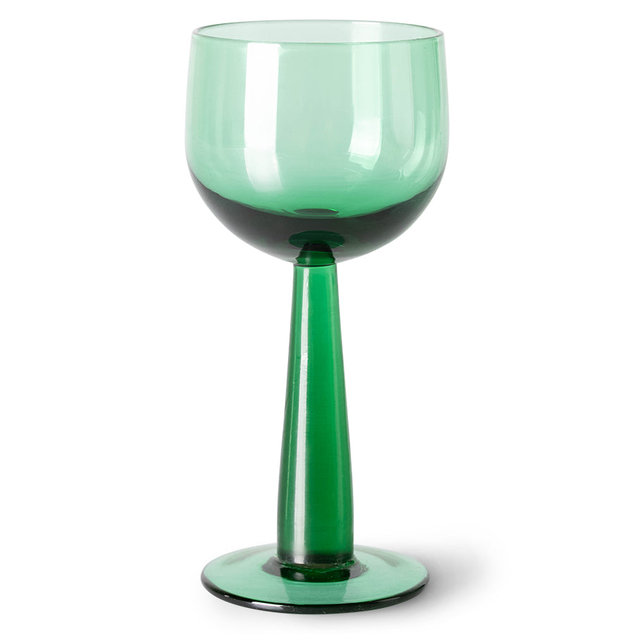 The Emeralds Wine Glass | Tall | Fern Green | Set of 4 wine glass HK LIVING 