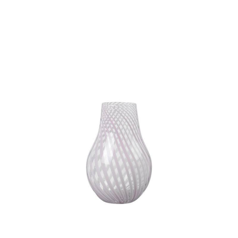 Vase Ada | Cross stripe | Lavender Grey BROSTE COPENHAGEN 