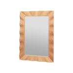 Wavy Mirror | Beech/Glass mirror BROSTE COPENHAGEN 
