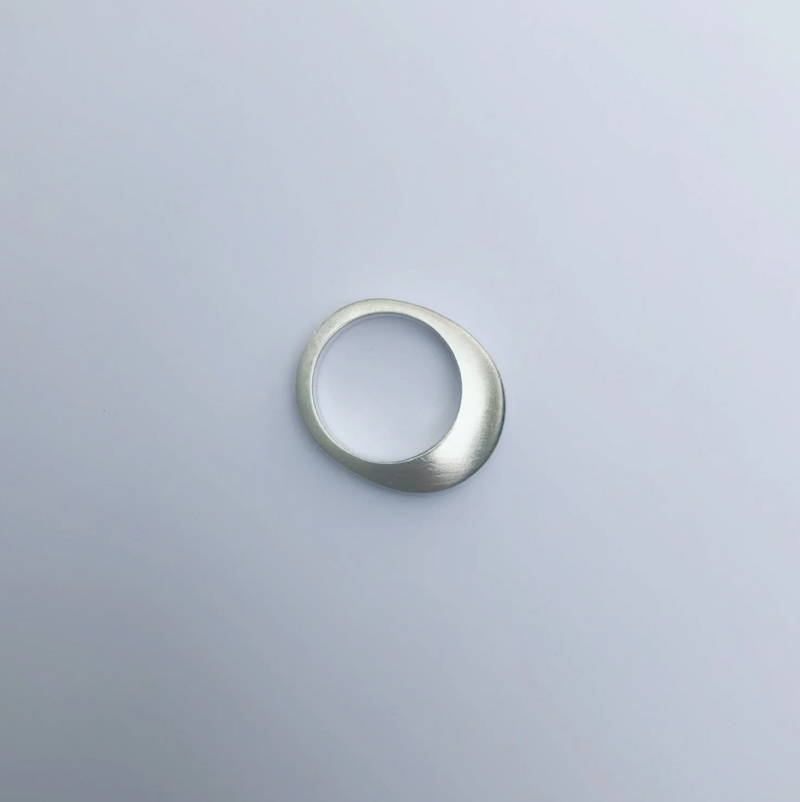 Wide Ellipse Ring | Silver Rings Wild Nora 