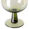 Wine Glass Low | Olive Green | Set of 4 glass HK LIVING 